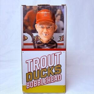 Mike Trout Angels Anaheim Ducks Bobblehead‎ Red MLB NHL SGA Crossover Figurine